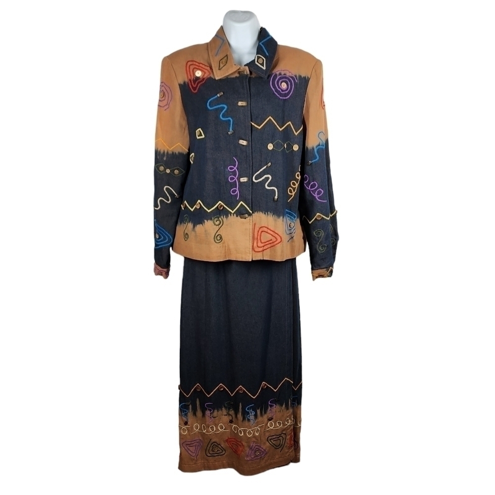STONEBRIDGE VINTAGE JACKET AND SKIRT SET